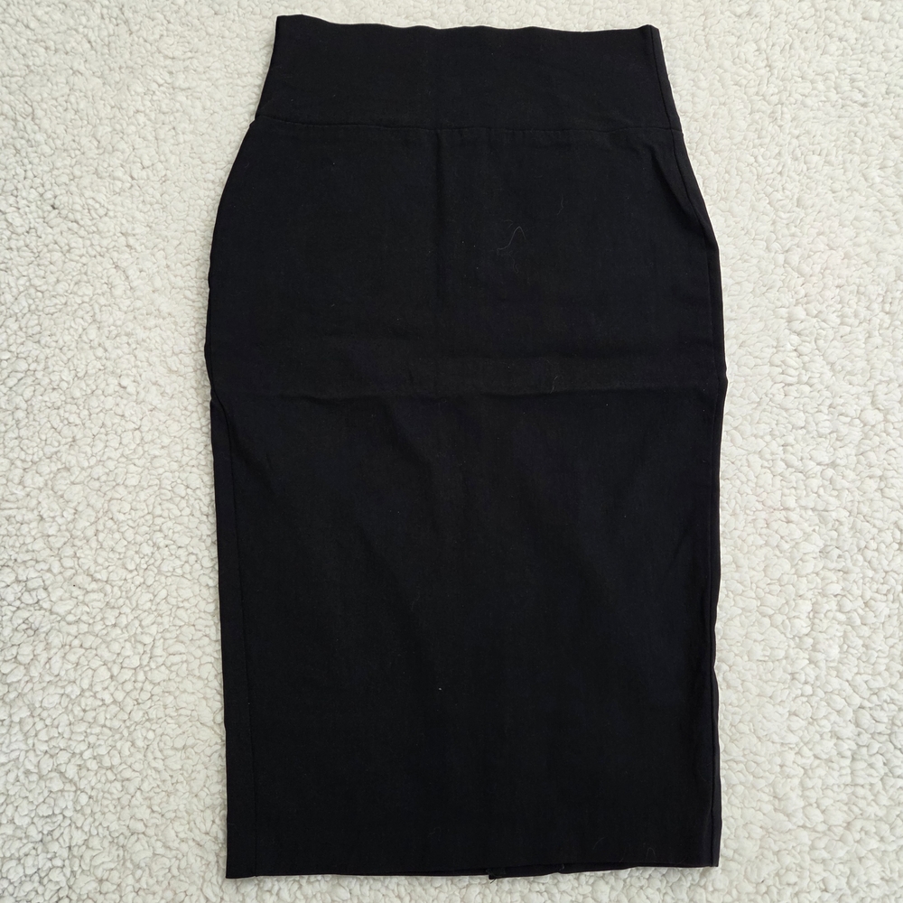 Windsor Elegant‎ Black Women S Midi Pencil Skirt Stretch Career